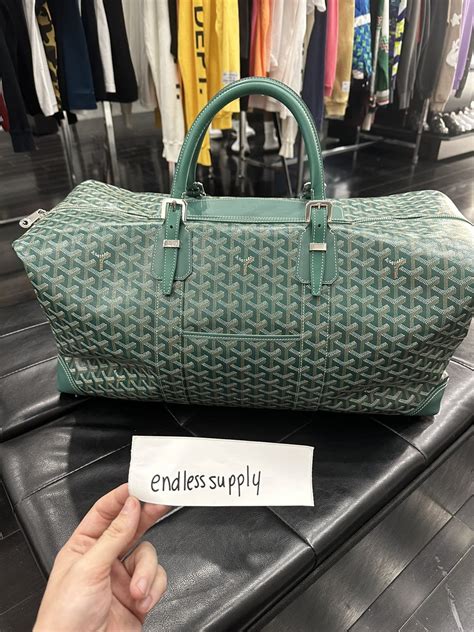 goyard bowling bag 55|goyard blue duffle bag.